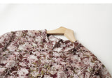 Felicity Flower Brown Mermaid Cheongsam Dress