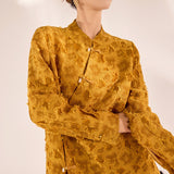 Winona Lace Jacquard Cheongsam Shirt