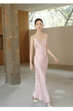 Azalea 2-Piece Light Peach Pink Cheongsam Top