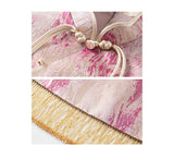 Cashmere 2-Piece Gold Jacquard Cheongsam Top