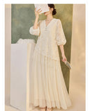 Thea Lace Embroidered Cheongsam Dress