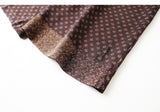 Quintessa 2-Piece Flower Brown Printed Cheongsam Set