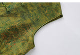 Andante Flower Yellow Jacquard Cheongsam Vest