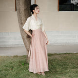 Azalea 2-Piece Light Peach Pink Cheongsam Top