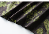 Galaxy Gray Green Jacquard Cheongsam Top