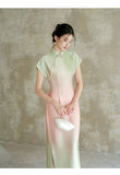 Mia Gradient Tulip Cheongsam Dress