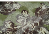 Sunrise Mustard Green Floral Cheongsam Top