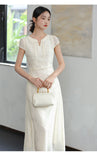 Mia Gradient Tulip Cheongsam Dress