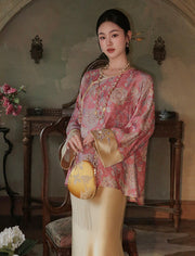 Romina Crystalline Jacket Embroidered 2-Piece Cheongsam Qipao