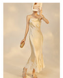 Eloise 2-Piece Rose Lace Cheongsam Set