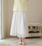 Premiere 2-Piece Gold Thread Silk Cheongsam Top