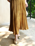 Chord Tea Brown Jacquard Cheongsam Skirt