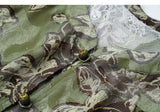 Sunrise Mustard Green Floral Cheongsam Top