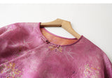 Yuna Light Purple Jacquard Cheongsam Top