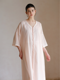 Ranunculus 2-Piece Camellia Pink Cheongsam Dress