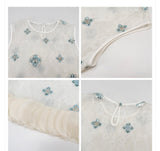 Poppy 2-Piece Embroidered Vest Cheongsam Set