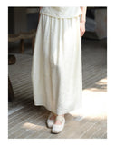 Paulina 2-Piece Fog White Jacquard Cheongsam Top