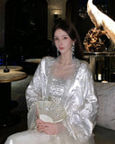 Vita Chic Embroidered Cheongsam Qipao Two-Piece Set
