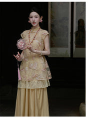 Astrid Found Bliss Qipao Cheongsam Two Piece