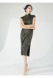 Pleated Cora Elegant Qipao Cheongsam