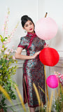 Edler Jacquard Qipao Cheongsam