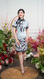 Qipao Cheongsam cian claro