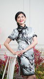 Qipao Cheongsam cian claro