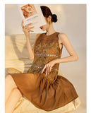 Demi Blooming Embroidery Qipao Cheongsam