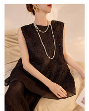 Destiny Amazing Embroidery Qipao Cheongsam Vest Top