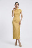 Larkspur Silk Modern Cheongsam Dress