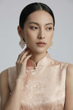 Zena Silk Jacquard Cheongsam Dress