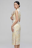 Jasper Sleeveless Silk Cheongsam Dress