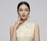 Jasper Sleeveless Silk Cheongsam Dress