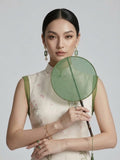 Iris Silk Floral Cheongsam Dress