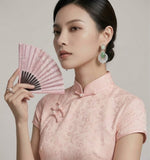 Raffaella Silk Jacquard Cheongsam Dress