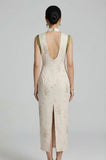 Iris Silk Floral Cheongsam Dress