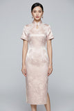 Finale Light Pink High-End Cheongsam