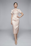 Finale Light Pink High-End Cheongsam