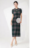 Pleated Josephine Exquisite Qipao Cheongsam