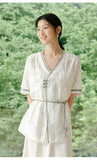 Journee Spectacular Qipao Cheongsam Top