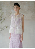Kayla Shining Qipao Cheongsam Embroidery Two Piece