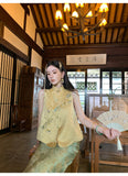 Kinley Lovely Embroidery Qipao Cheongsam Top