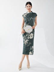 Pleated Leilani Cute Qipao Cheongsam