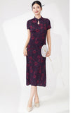 Pleated Lydia Bloom Ready Qipao Cheongsam