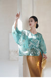Marley Elegant Embroidery Qipao Cheongsam Two Piece