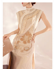 Michelle Captivating Embroidery Qipao Cheongsam Two Piece