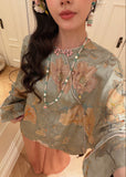 Modiste Elevated Top Satin Elegant 2-Piece Cheongsam Qipao