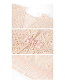 Elara Sumptuous Sequined Tulle Elegant Cheongsam Qipao Dress