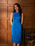 Prestige Mulberry Silk Cheongsam Dress - Modern Qipao Style with Frog Buttons