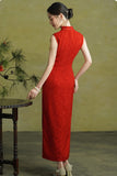 Elowen Glamorous Bridal Gown Red Cheongsam Dress Elegant Qipao